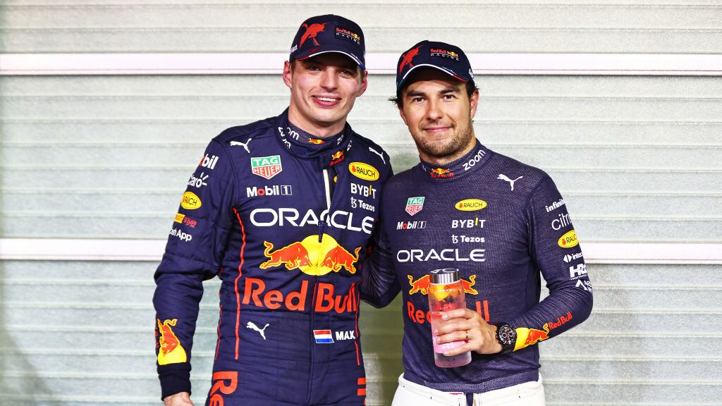 Checo Pérez y Max Verstappen