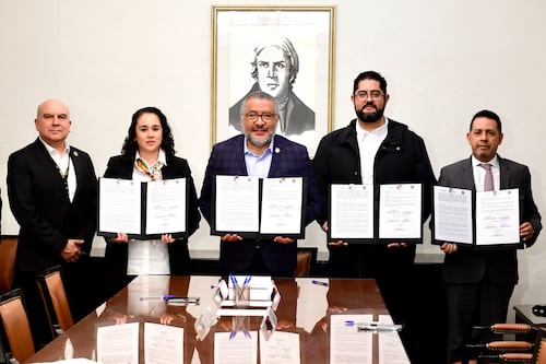 Autoridades del Estado de México firman protocolo de seguridad para candidatos 