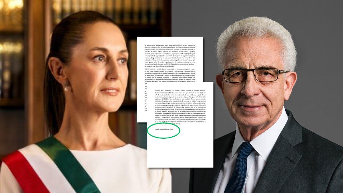 Zedillo responde a Sheinbaum tras reacción a críticas sobre la democracia en México