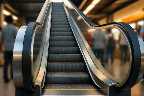 Captan a pareja en “momento íntimo” en escalera del Metro CDMX