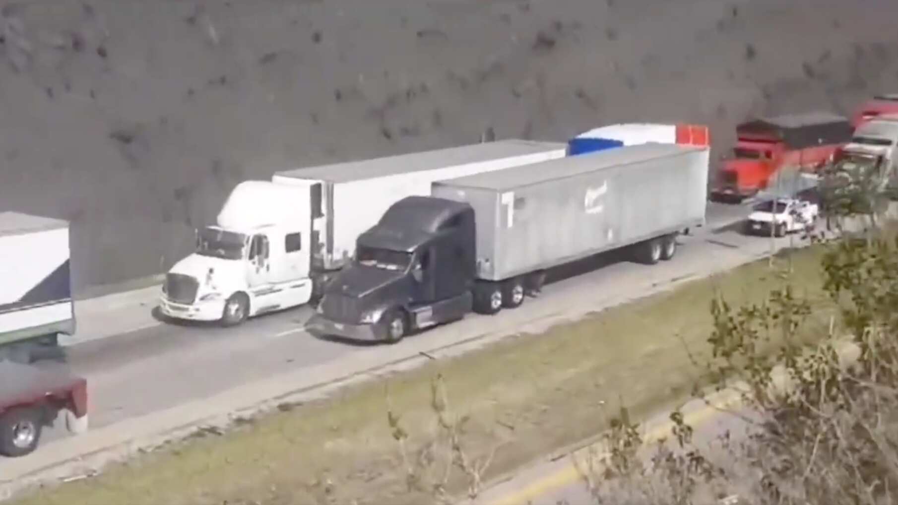 La circulación se ha visto afectada desde el lunes. (Especial)