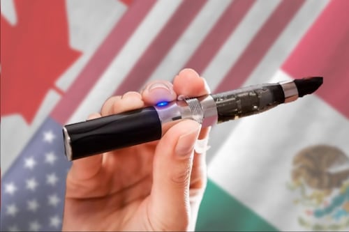 Organización advierte que México debe alinear su prohibición al vapeo con EU y Canadá