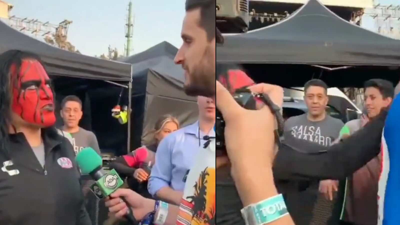 El gladiador arremetió contra el presentador I Redes