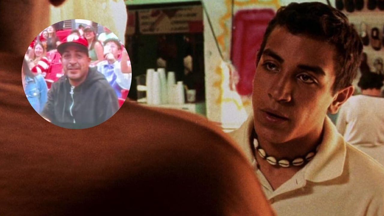 El actor Luis Fernando Peña fue reconocido durante su asistencia a un partido de beisbol.