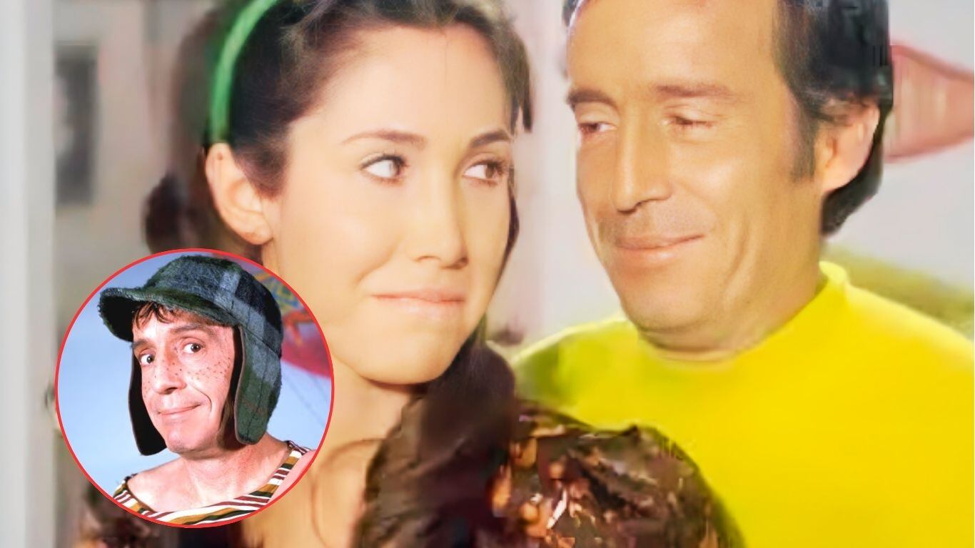 Chespirito y Florinda Meza