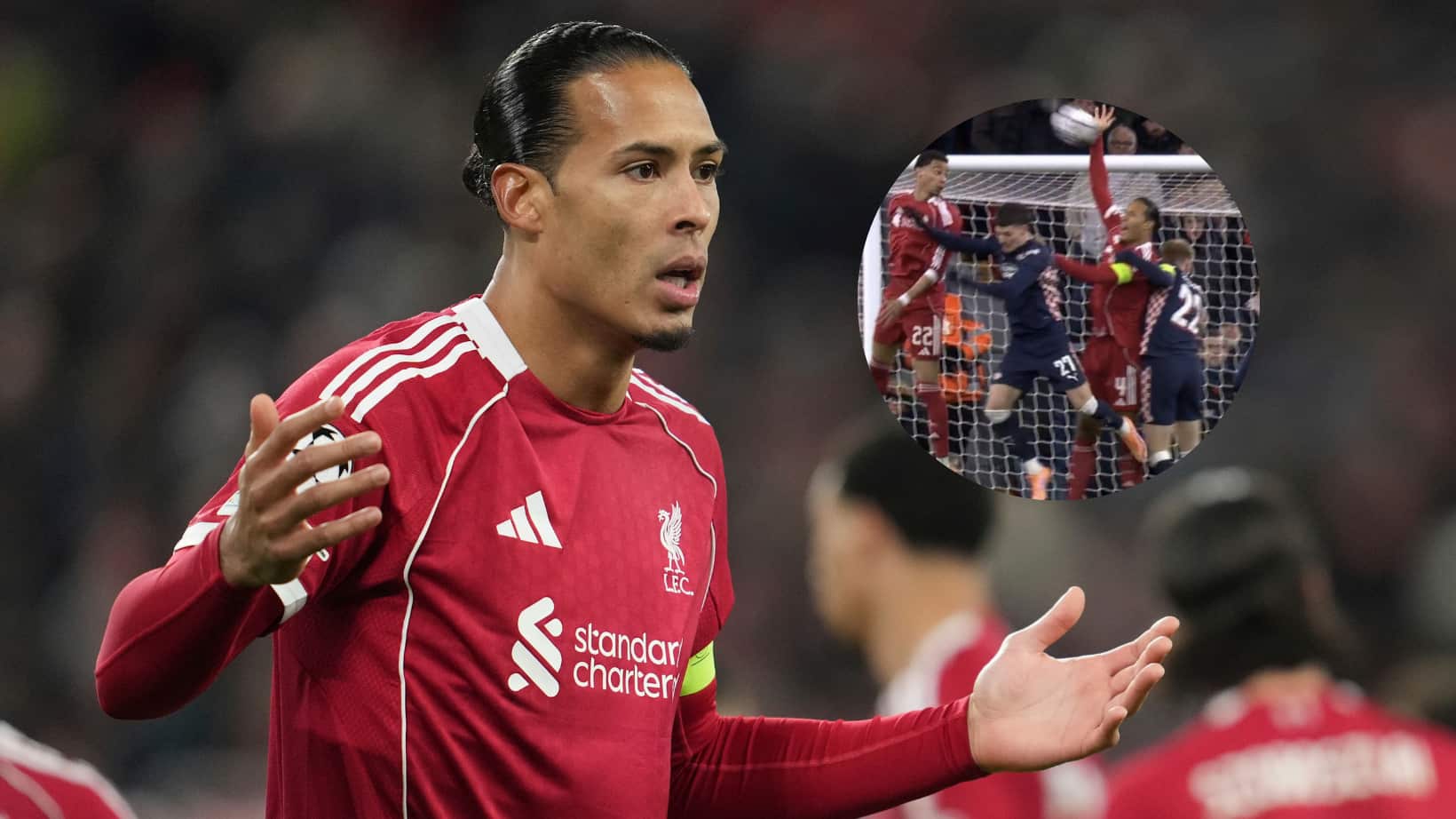 Virgil Van Dijk cometió insólito penal.