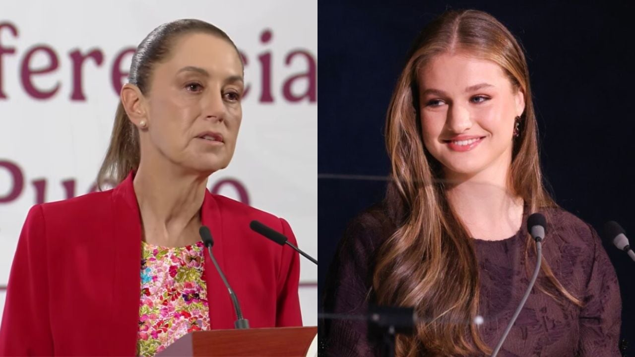 Claudia Sheinbaum y Leonor de Borbón