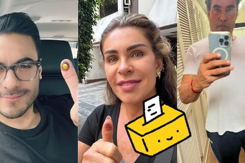 Desde Carlos Rivera hasta Eduardo Yáñez; estos son los famosos que ya votaron