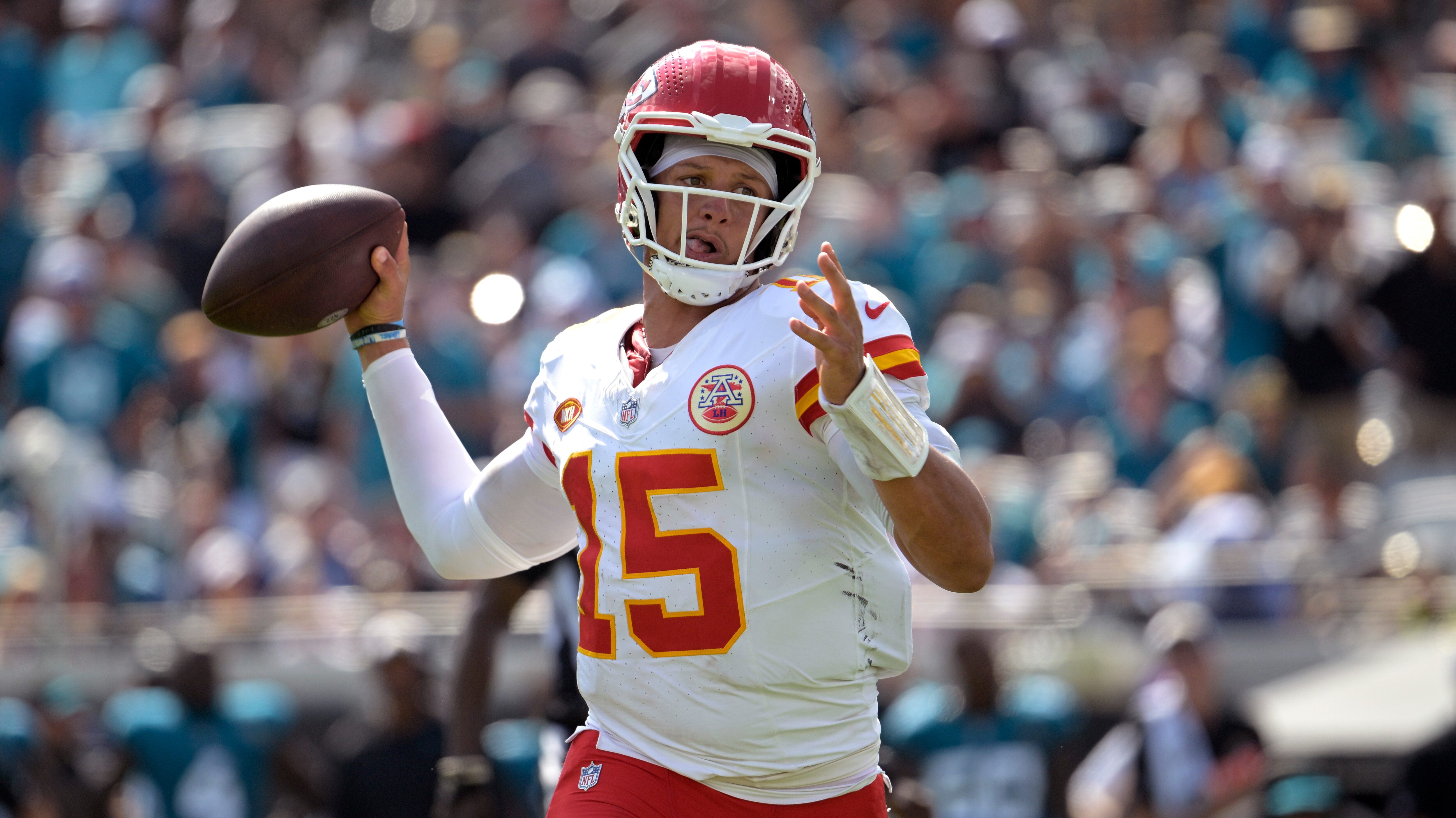 El quarterback Patrick Mahomes