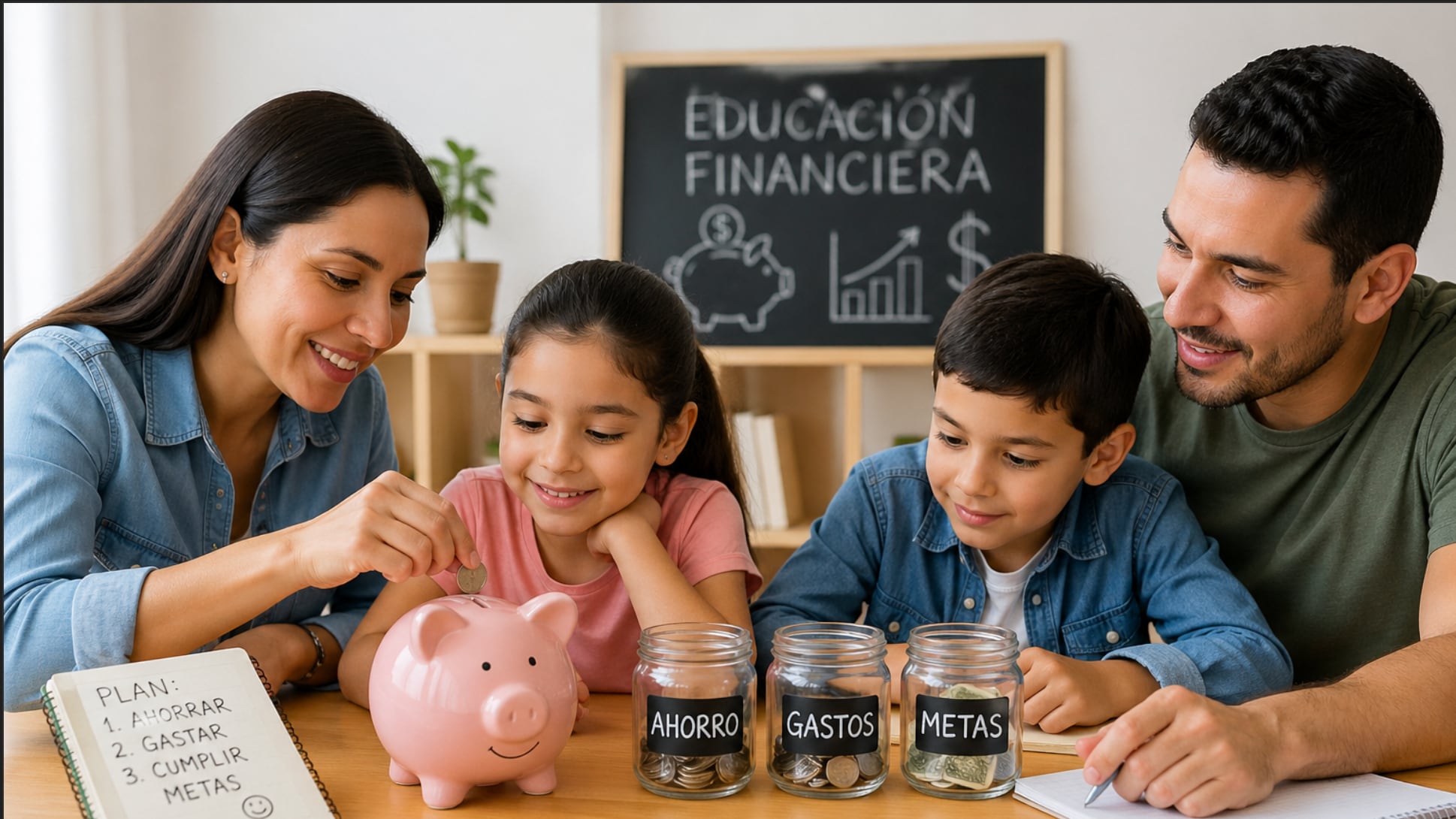Educación financiera comienza desde casa