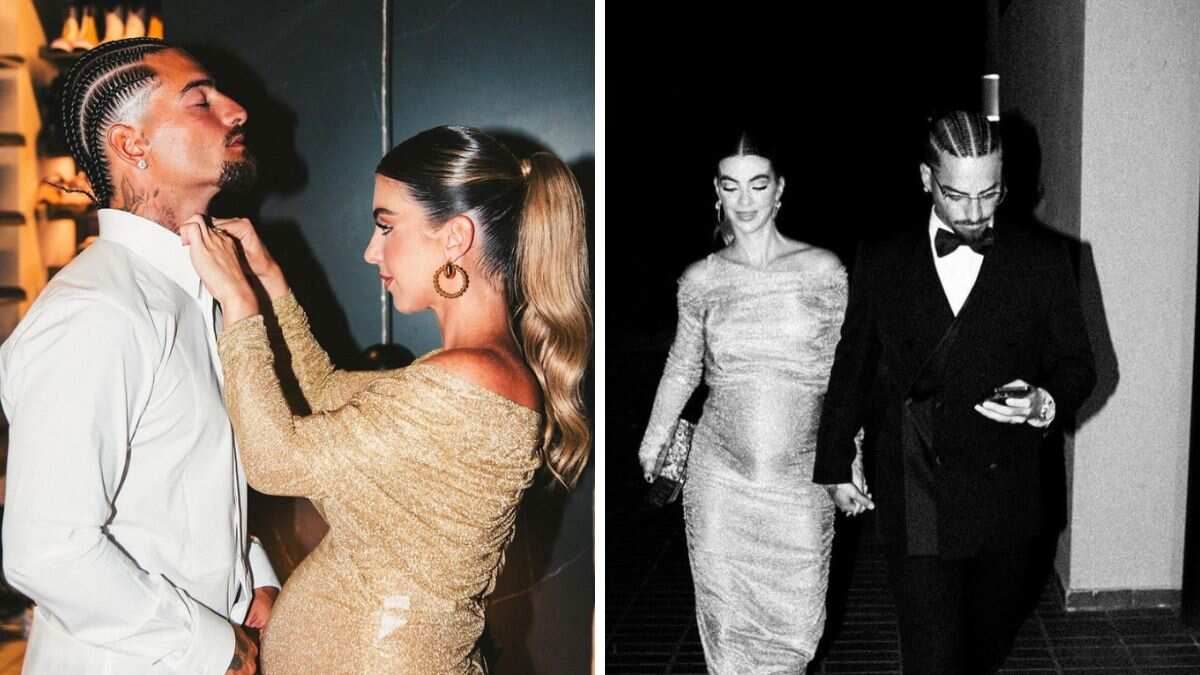 Maluma estuvo acompañado en todo momento de su novia.