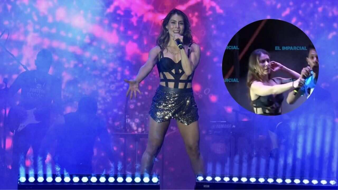 Un lavacarros interrumpe concierto de María León en Hermosillo