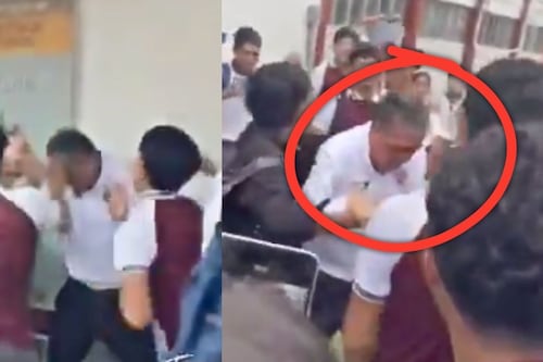 VIDEO: Alumnos dan paliza a director del Cetis 78 acusado de acoso sexual contra las mujeres