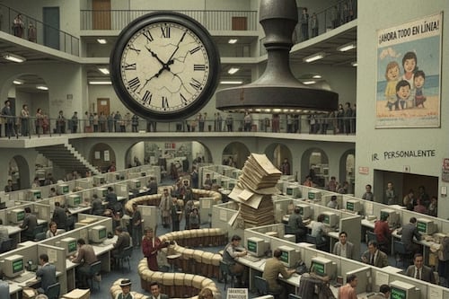 El país del trámite infinito