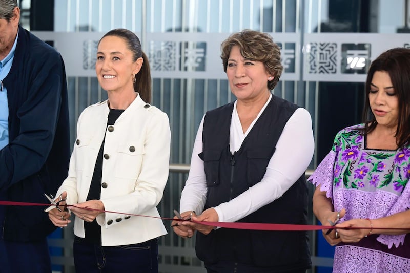 Inicia operaciones el Trolebús Chalco; Sheinbaum y Delfina dan banderazo en Edomex