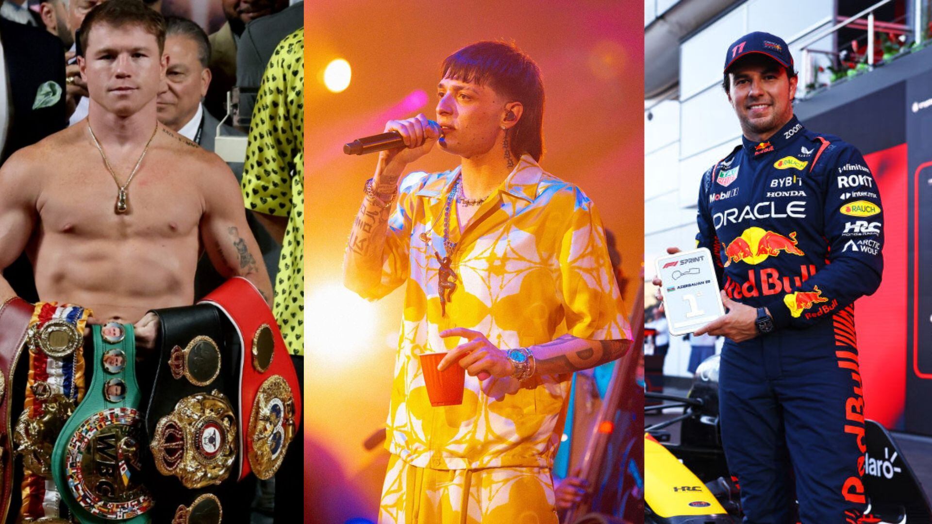 Sergio Pérez- Saúl álvarez - Peso Pluma