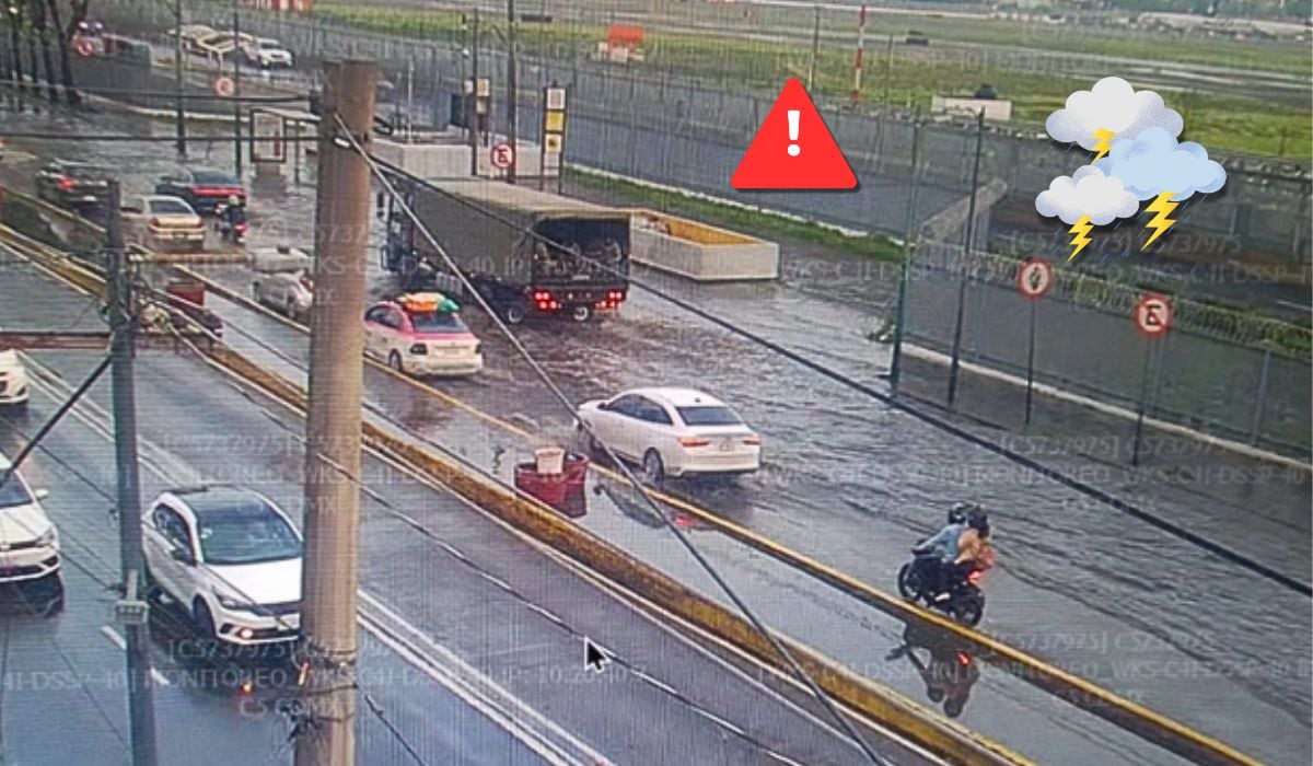 CDMX en Alerta Amarilla por lluvias: colapsan vialidades por granizo este lunes 25