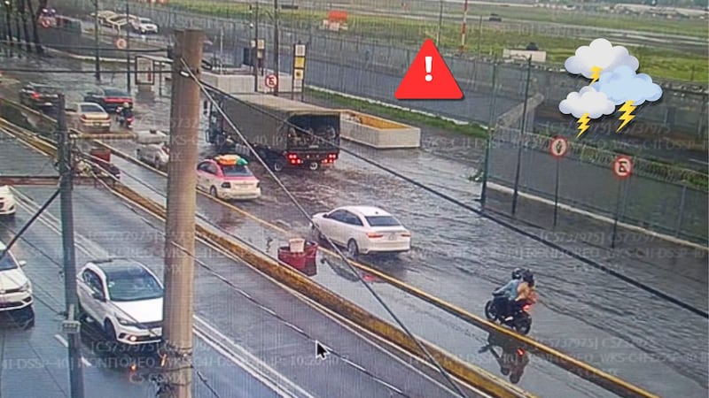 CDMX en Alerta Amarilla por lluvias: colapsan vialidades por granizo este lunes 25