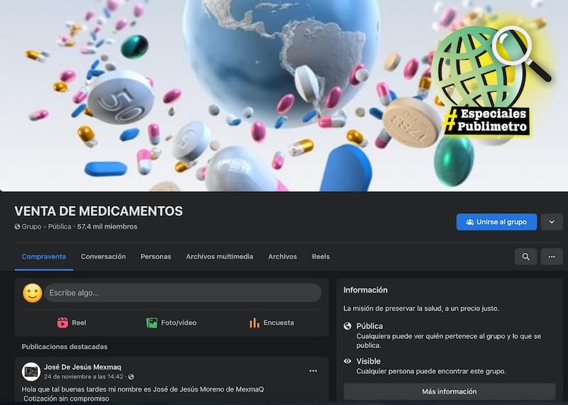 Venta de medicamentos: peligrosos e ilegales en Facebook y Telegram