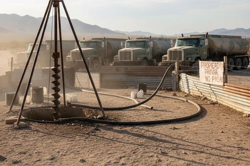 Cártel del Agua expuesto: pipas pirata, pozos ilegales y despojo de predios; así operaban los seis detenidos