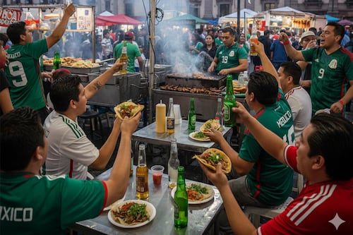 Mundial 2026: tacos, chelas y pantallas dejarán más de medio billón de pesos en México