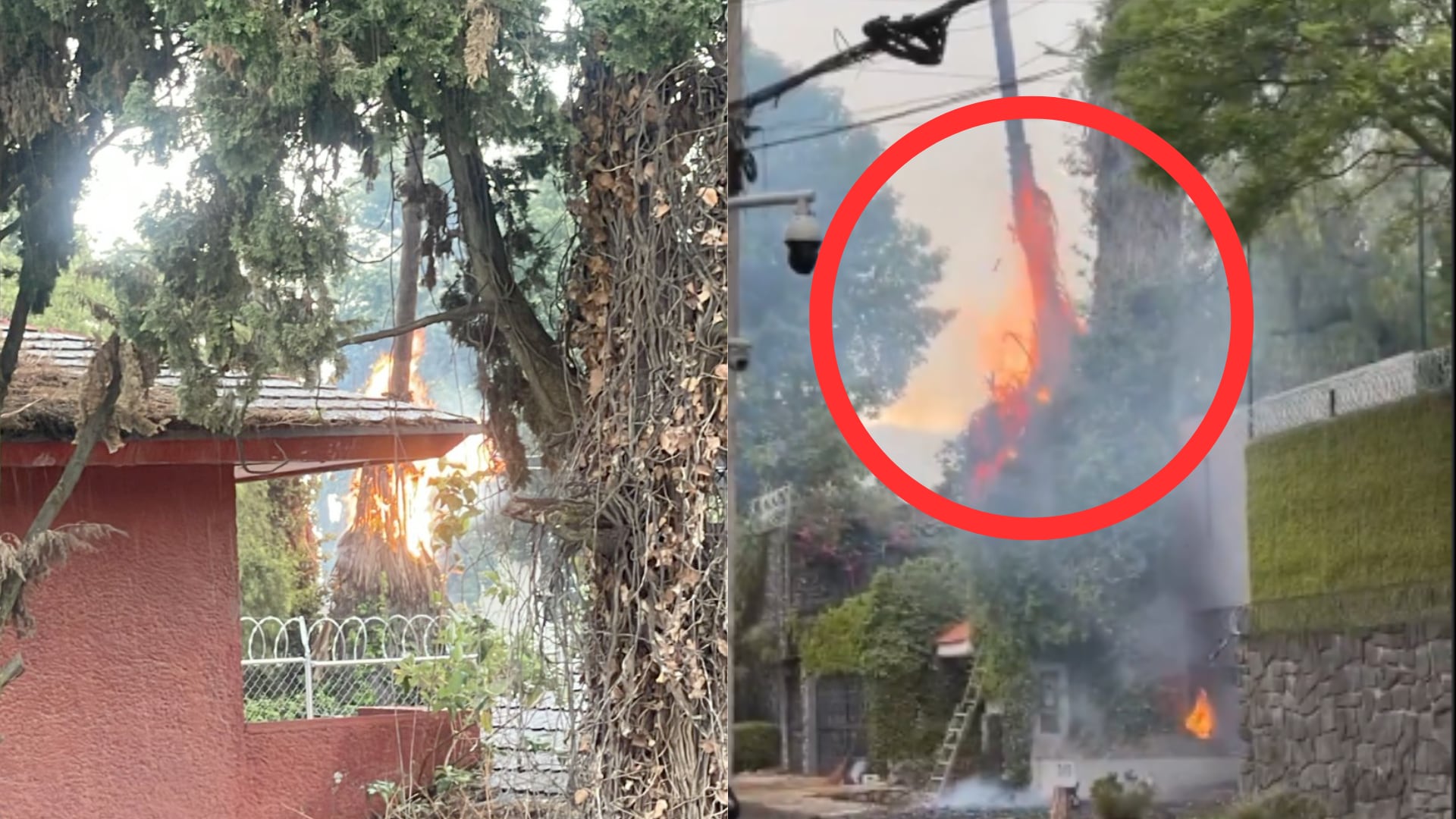 Autoridades capitalinas pidieron extremar precauciones ante las lluvias, luego de que un rayo provocara un incendio