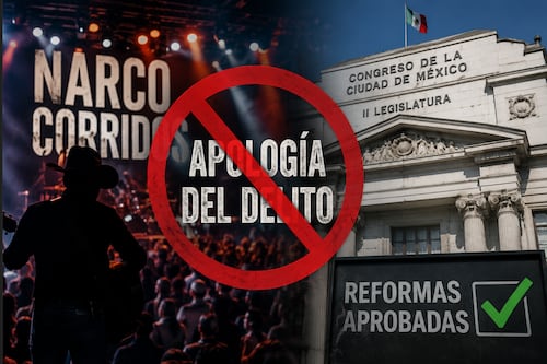 Congreso CDMX prohíbe narcocorridos en espectáculos públicos y escuelas