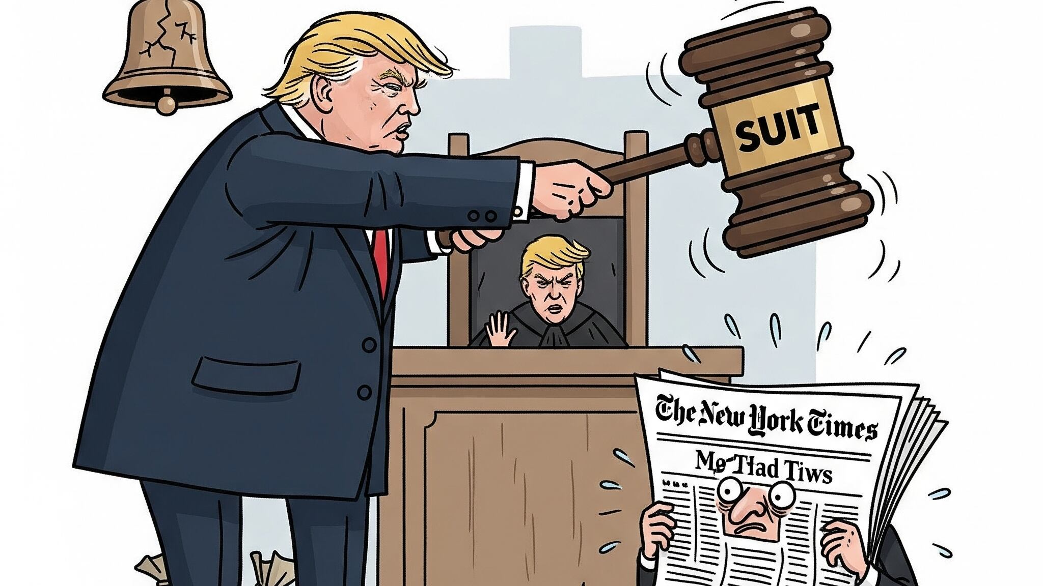 Donald Trump vs la prensa