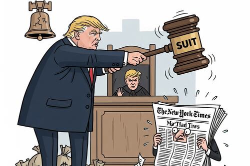 Trump demanda a The New York Times y exige 15 mil mdd por difamación