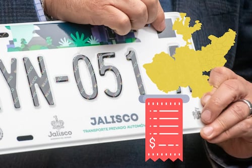 Se acaba el tiempo: cambio de placas en Jalisco costará dos mil 500 pesos tras prórroga gratuita