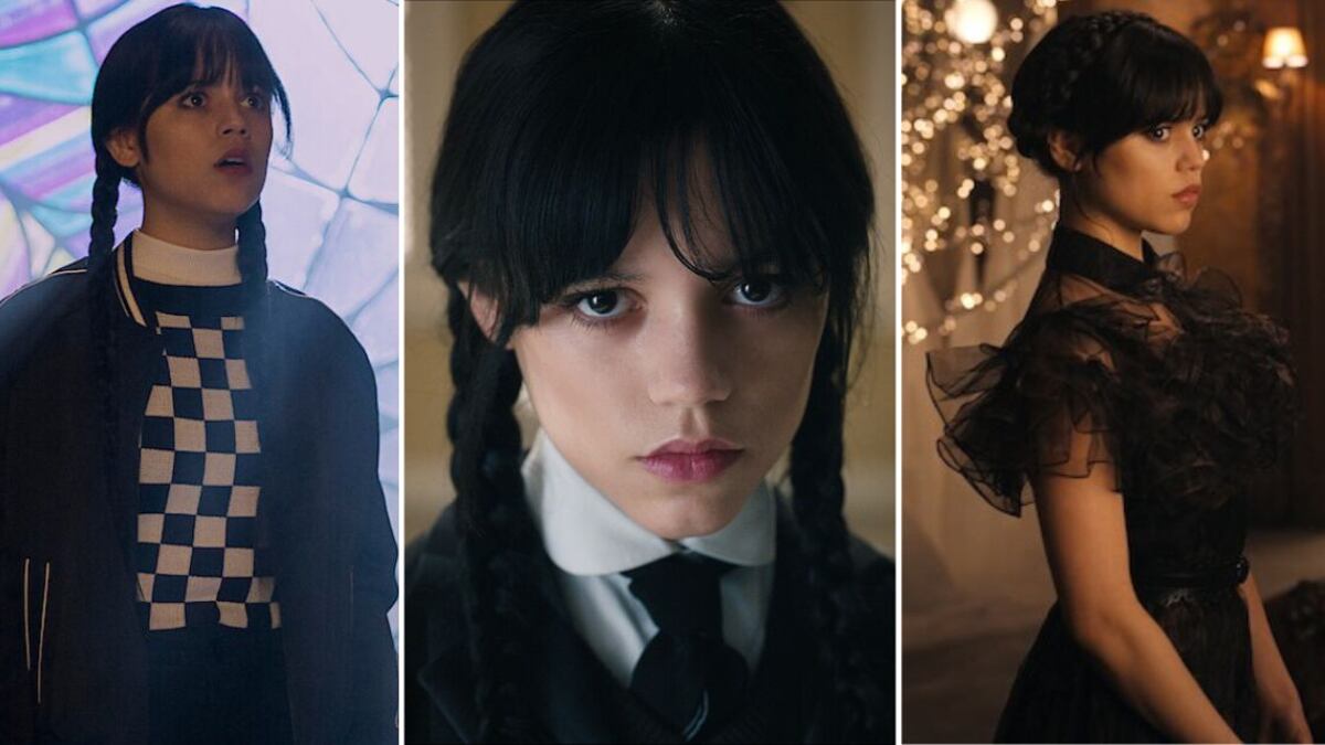 El estilo de Merlina Addams en la serie de Netflix es 'dark' pero 'chic'