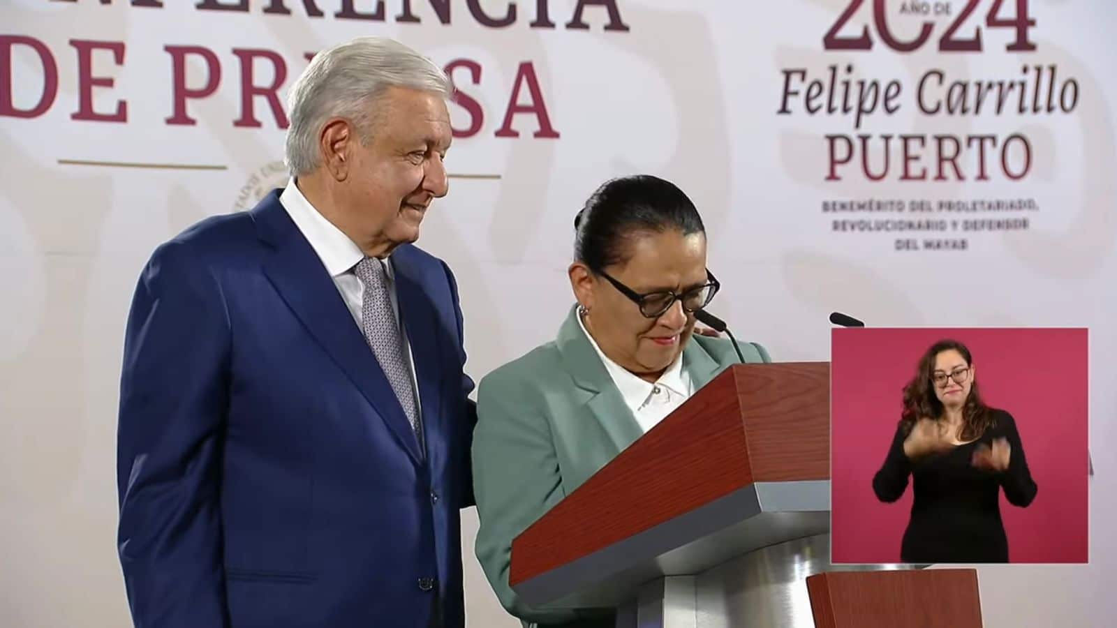 AMLO Rosa Icela