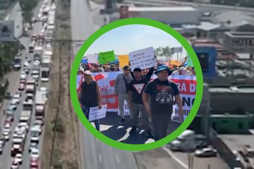 Manifestantes bloquean la Lechería-Texcoco en Ecatepec por falta de agua