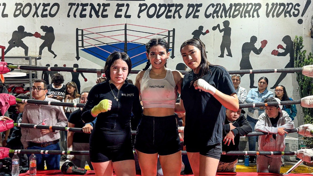 Alana Flores en sparring