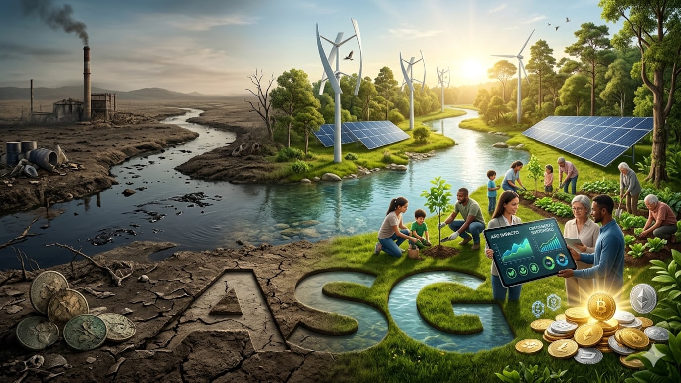 La inversión responsable evalúa ganancias y prácticas ambientales, sociales y de gobernanza; así reduces riesgos y logras rendimientos más estables.