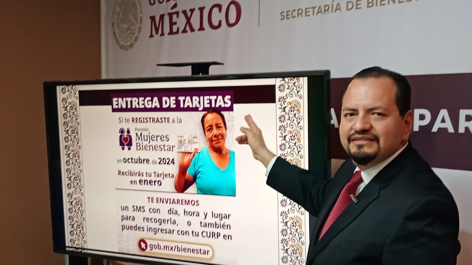 Genaro Rodríguez Teniente, secretario del Bienestar en Nuevo León.