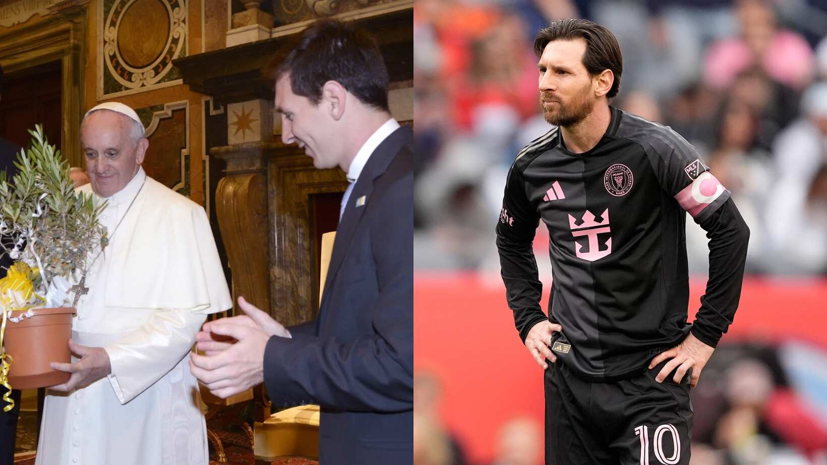 Messi dedicó emotiva despedida al papa Francisco.