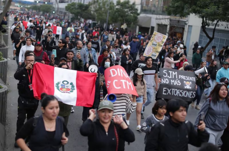 Protestas en Perú