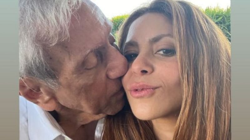 Shakira y su padre, William Mebarak