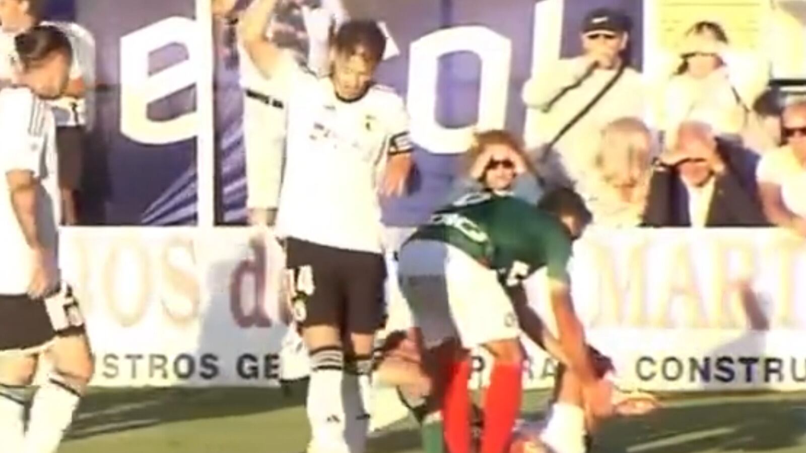 Escalofriante lesión de Giuliano Simeone en partido amistoso