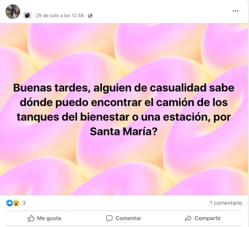 Gas Bienestar. Denuncias en redes sociales sobre la operación de Gas Bienestar. Debido a la confusión, muchos buscan organizarse con gaseros a través de grupos de WhatsApp y Facebook.