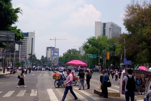 ¡Colapsa la CDMX! Manifestantes cierran Insurgentes y Reforma
