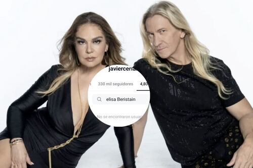 Javier Ceriani dejó de seguir a Elisa Beristain en Instagram; finalizó contrato de confidencialidad