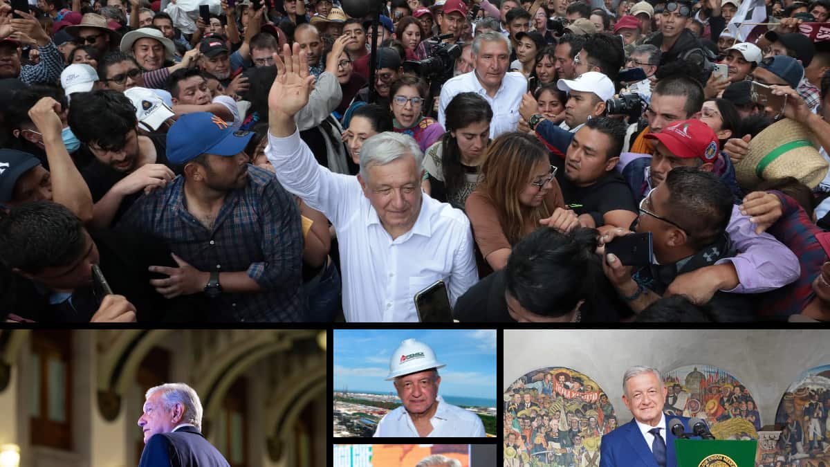 Estos fueron algunos de los momentos que marcaron el año del presidente López Obrador.