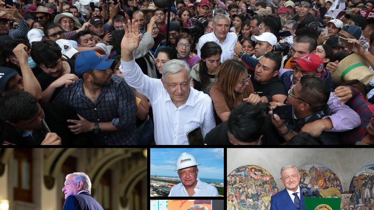 Estos fueron algunos de los momentos que marcaron el año del presidente López Obrador.