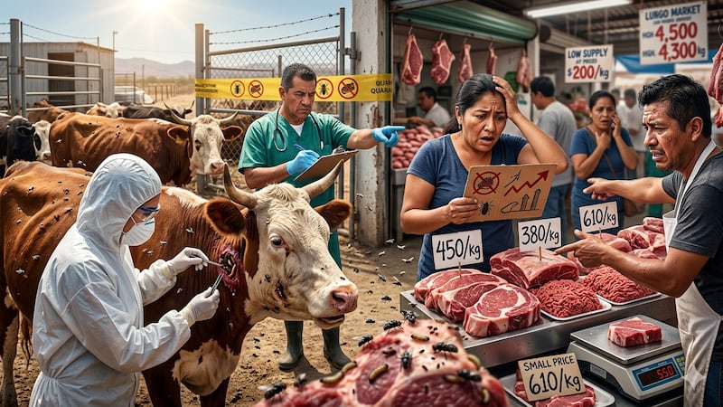 Emergencia por gusano barrenador: comer carne ya cuesta hasta 60% más