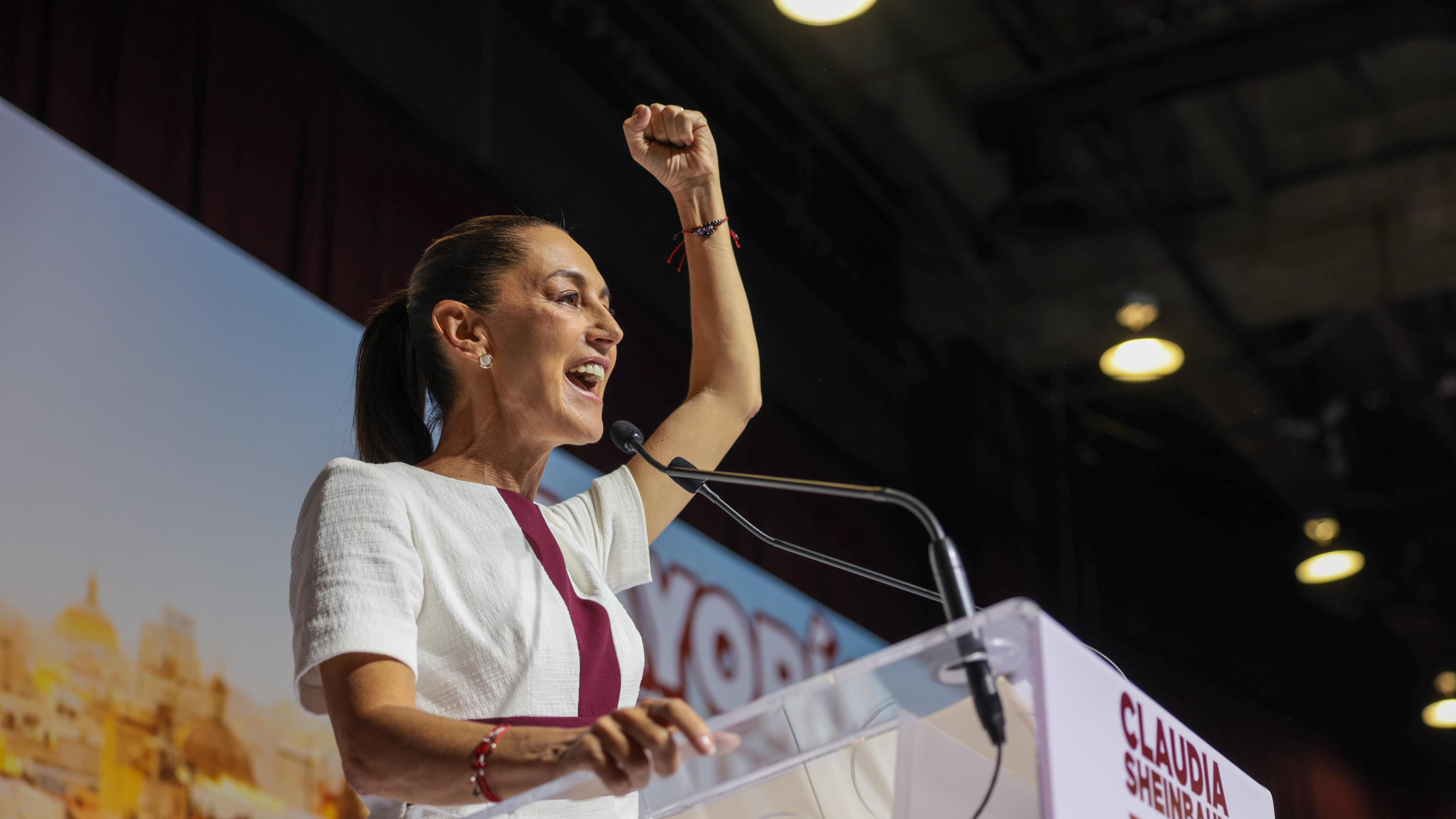 Claudia Sheinbaum, virtual candidata electa a la presidencia de México