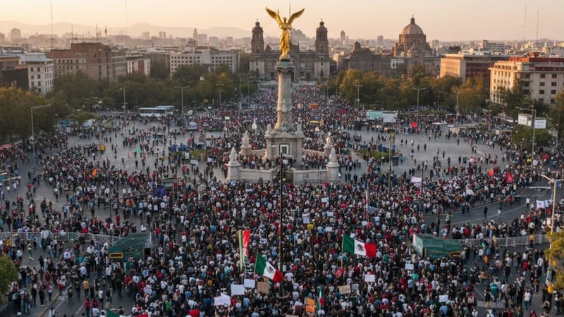 Marcha del Ángel al Zócalo y 8 concentraciones hoy en la Ciudad de México