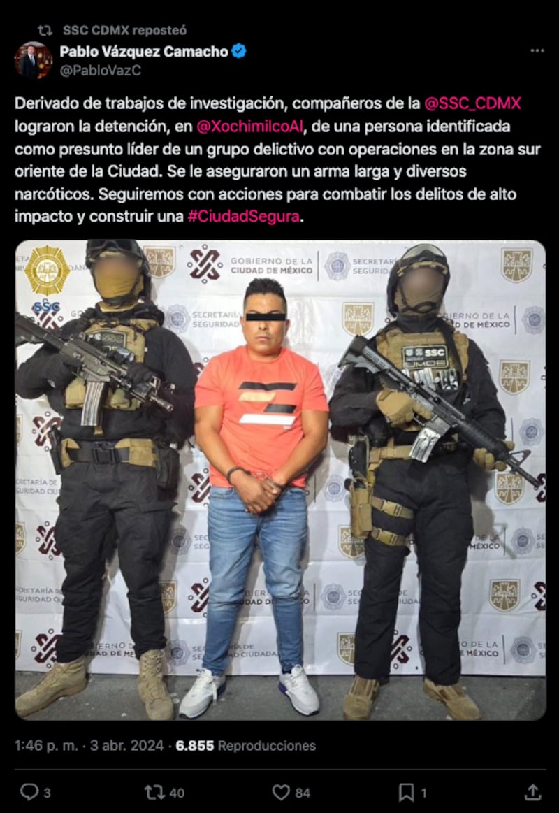 El Cindy: Detienen al líder del Cartel de Tláhuac por quinta ocasión en CDMX