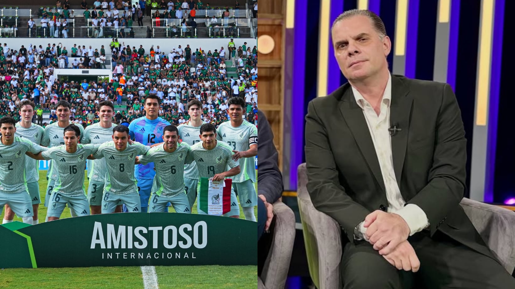 Martinoli no narró el México vs. Bolivia.